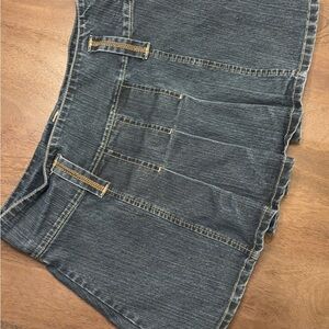 Denim Skirt with zipper